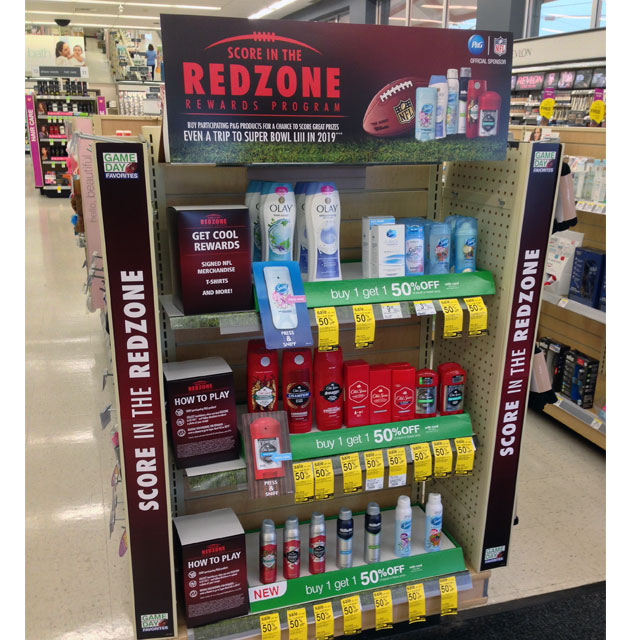 P&G Score In The Red Zone Rewards Program