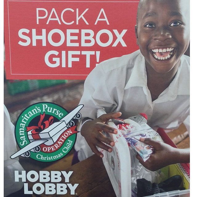 Samaritan's Purse Gift Box | Hobby Lobby | 1529718 | Samaritan's purse,  Operation christmas child shoebox, Purse gift