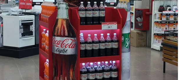 Coca-Cola Walk Around Display