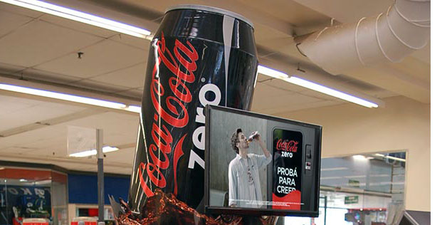Coca-Cola Walk Around Display