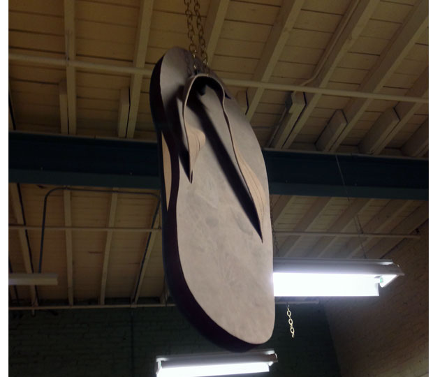 Rainbow Sandals Floor Display