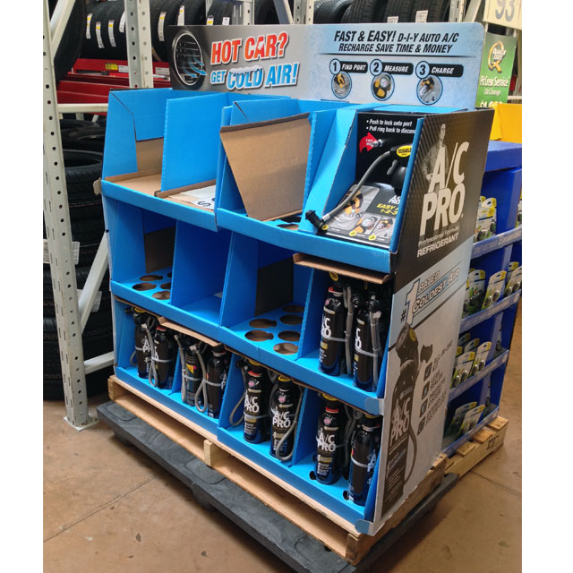 A/C Pro Professional Pallet Display