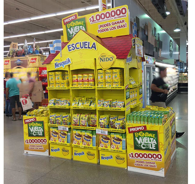 Back to School Nestle Display