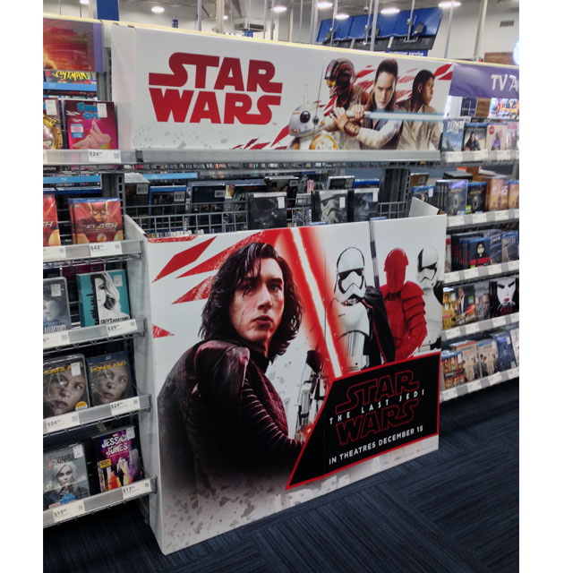 Star Wars Last Jedi Inline Display