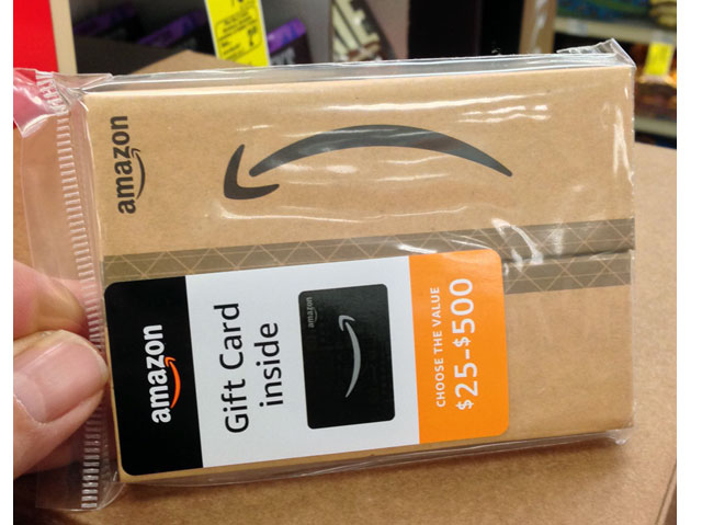 Amazon Gift Card Mini Box Display