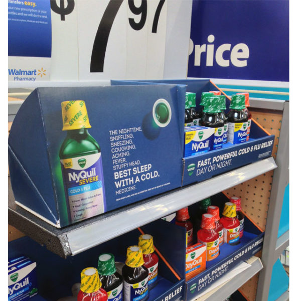 Vicks Display Rack Vicks Copy Panel Springs Into Action On Shelf - Point of Purchase ...