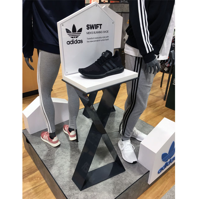 Adidas Swift Shoe Display
