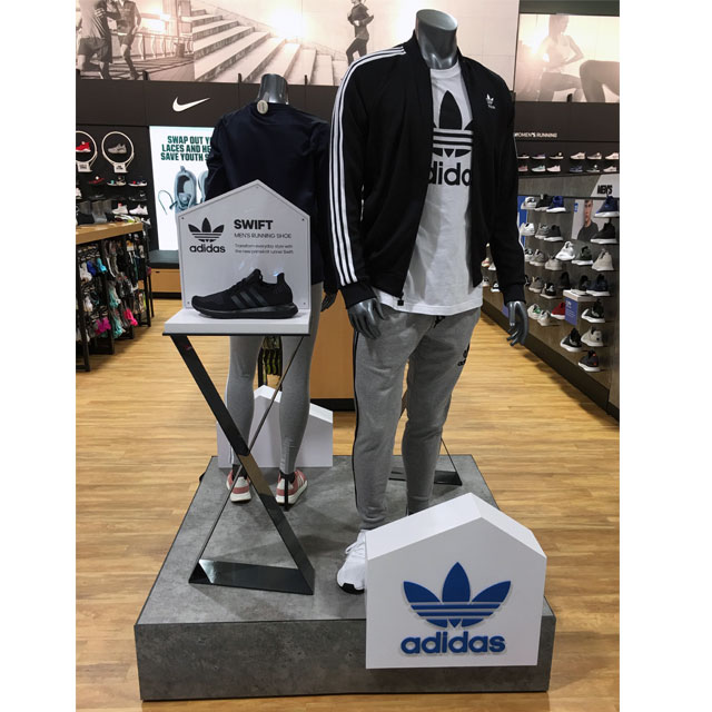 Adidas Swift Shoe Display