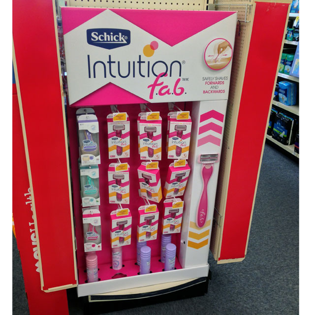 Schick Intuition F.a.b. End Cap Display