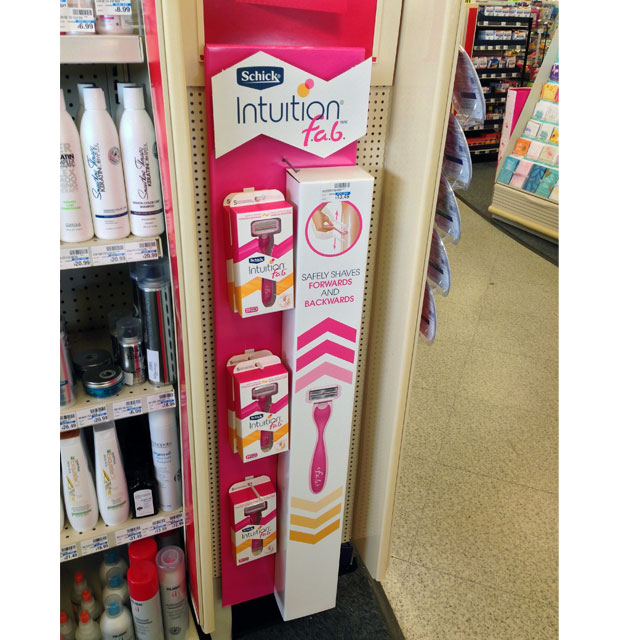 Schick Intuition F.a.b. Side Kick Display