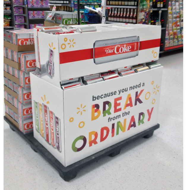 Diet Coke Breaks From The Ordinary POP Display