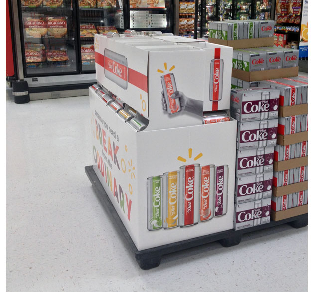 Diet Coke Breaks From The Ordinary POP Display