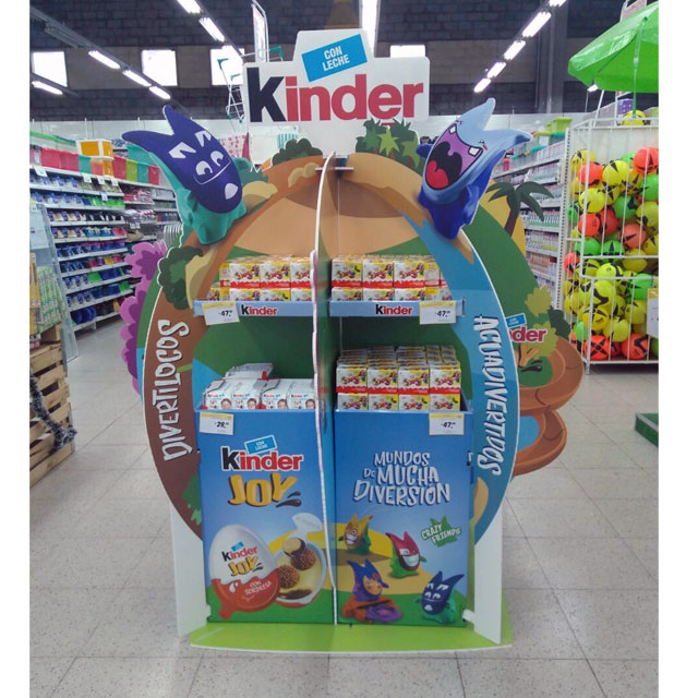 Kinder Joy Crazy Friends Island Display