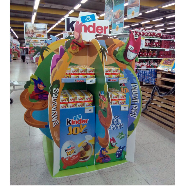 Kinder Joy Crazy Friends Island Display