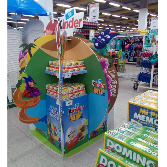 Kinder Joy Crazy Friends Island Display