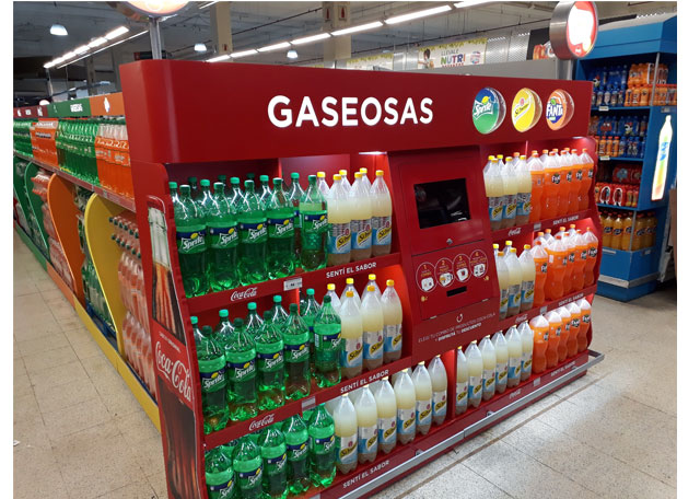 Coca-Cola Aisle Display