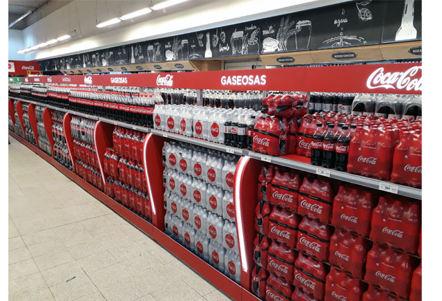 Coca-Cola Aisle Display