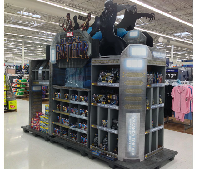 Black Panther POP Pallet Display