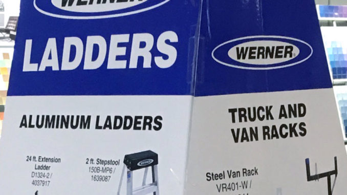 Werner Ladder Display