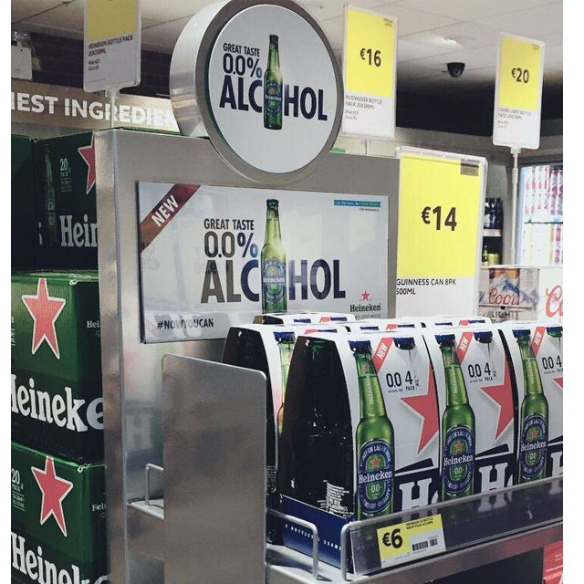 Heineken Alcohol Free Floor Display