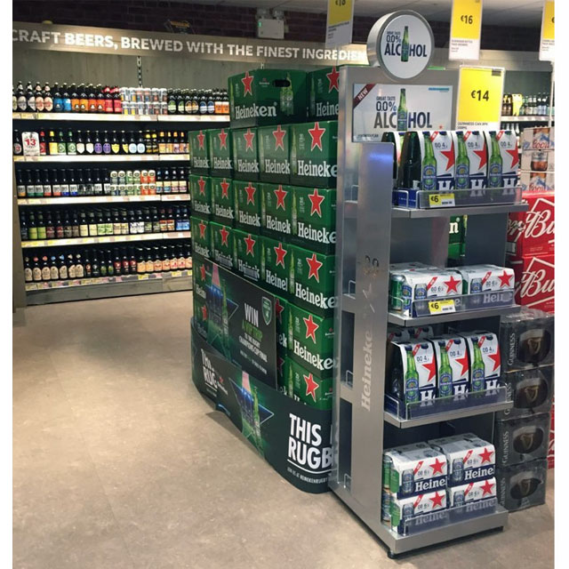 Heineken Alcohol Free Floor Display