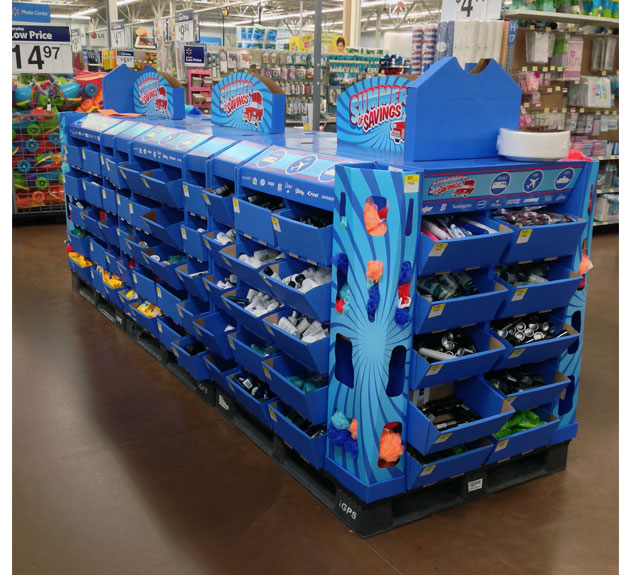 Walmart Pallet Train Display