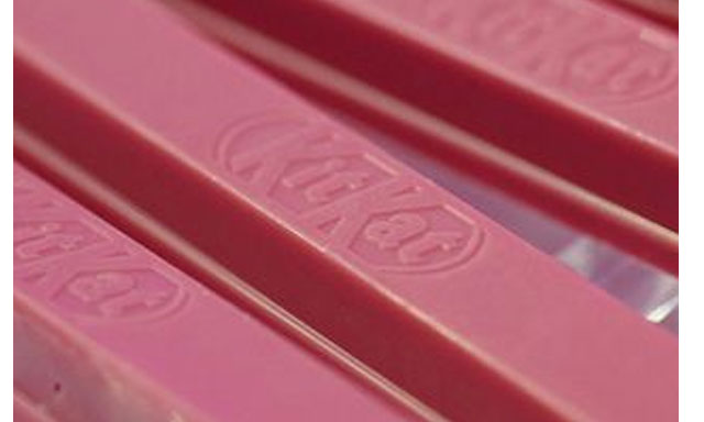 Nestle Launches Pink KitKats