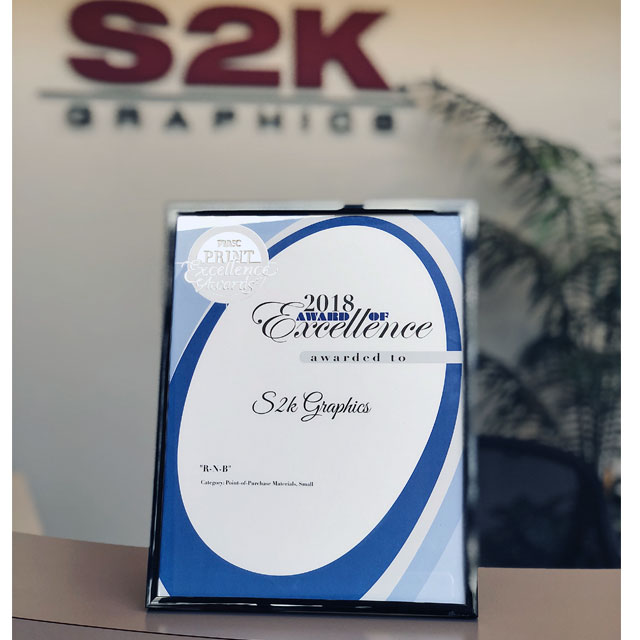 S2K Graphics Takes Home Award of Excellence