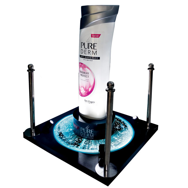 Pure Derm Anti-Dandruff Shampoo Display