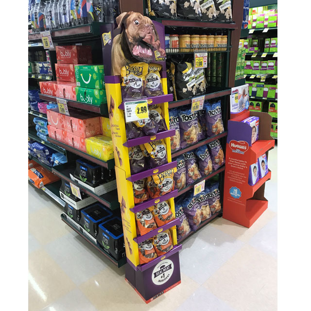 Purina Beggin' Strips Floor Display