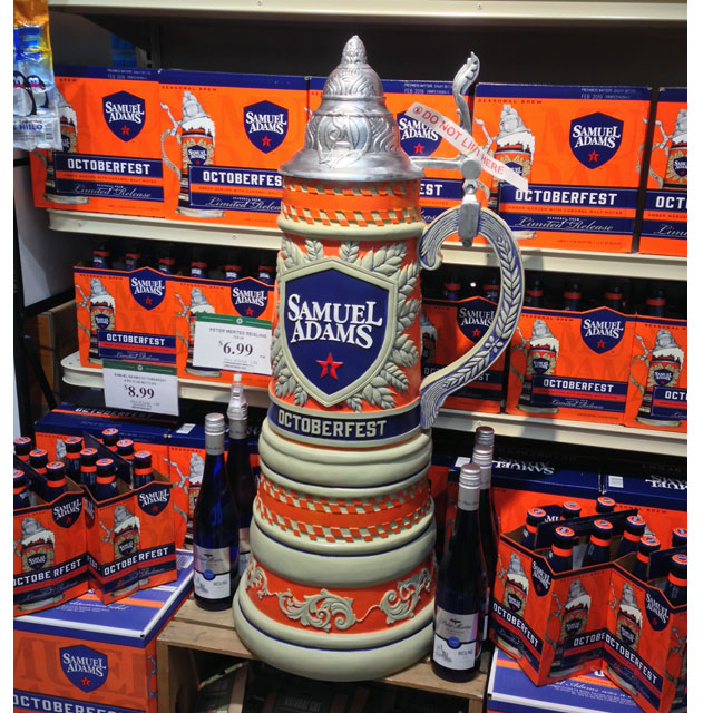 Samuel Adams OctoberFest Stein Display