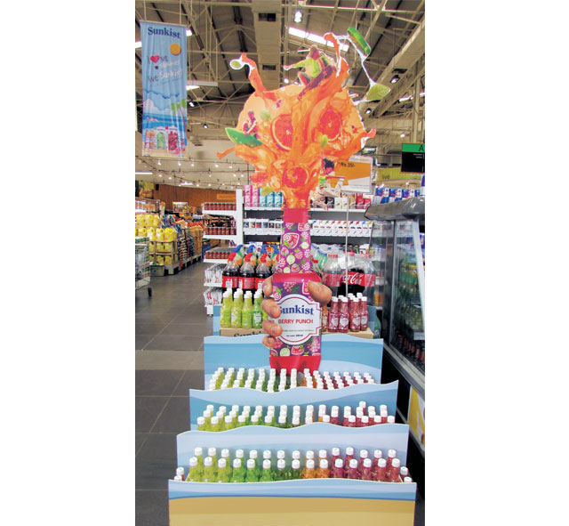 Sunkist Berry Punch Display