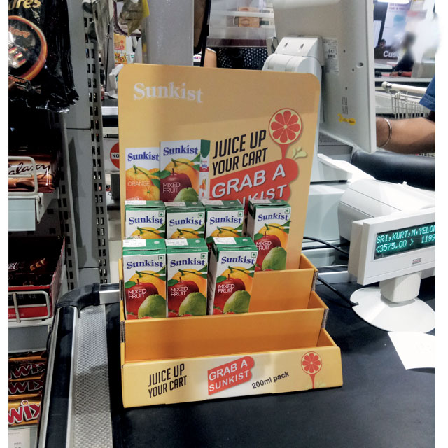 Sunkist Counter Display