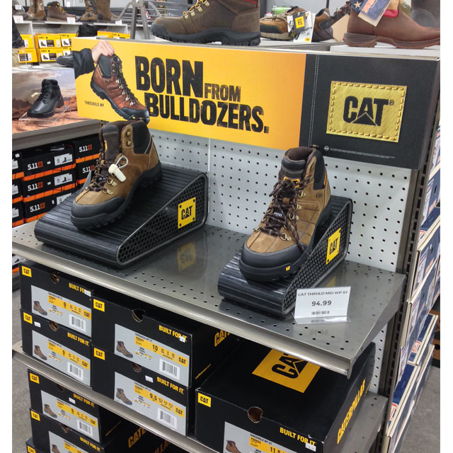 Cat Footwear End Cap Display