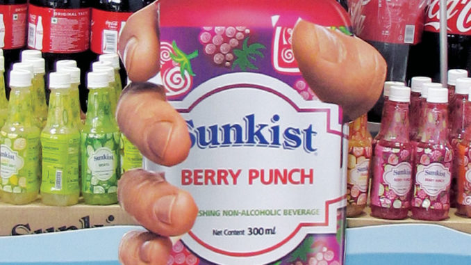 Sunkist Berry Punch Display