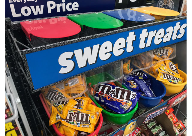 Walmart Sweet Treats Checkout Display