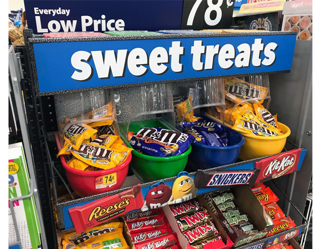 Walmart Sweet Treats Checkout Display