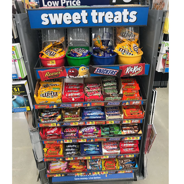 Walmart Sweet Treats Checkout Display