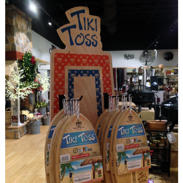 Tiki Toss Floor Display