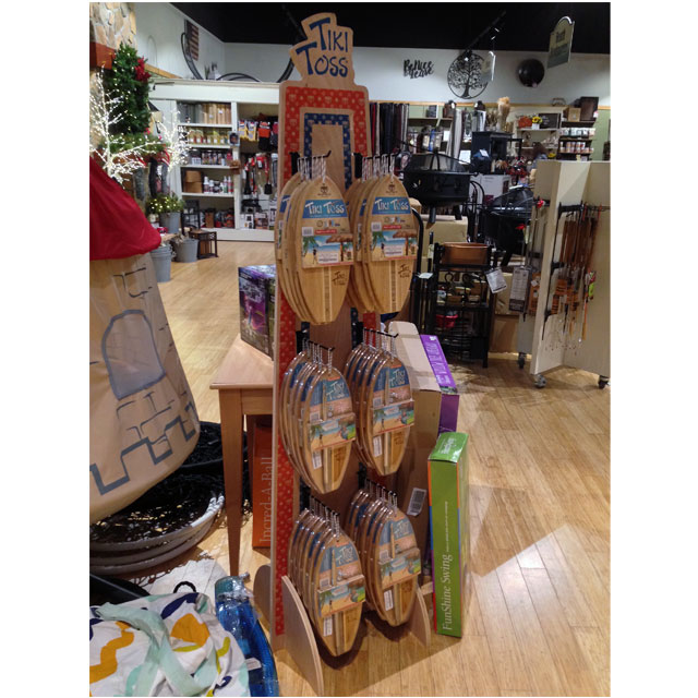 Tiki Toss Floor Display