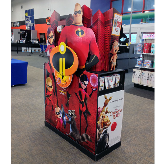 Incredibles 2 Best Buy Display