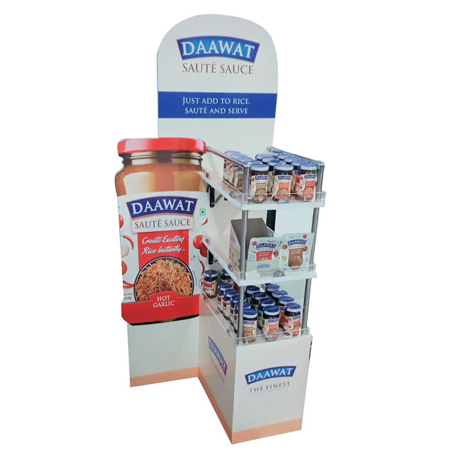 Daawat Sauce Floor Display