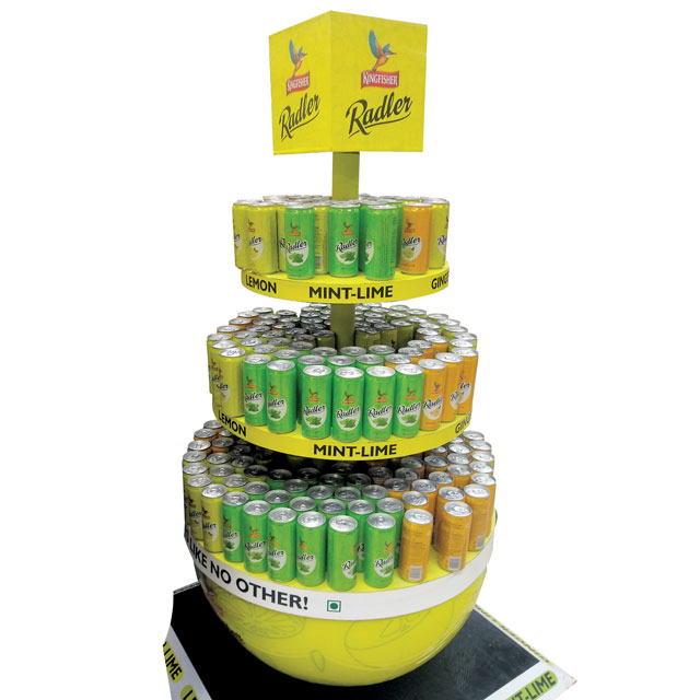 Radler Beverage Floor Display