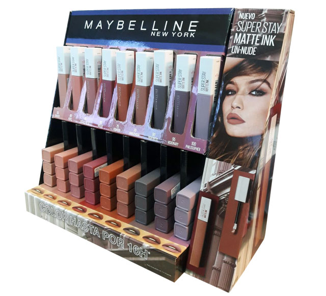 Maybelline Super Stay Shelf Display