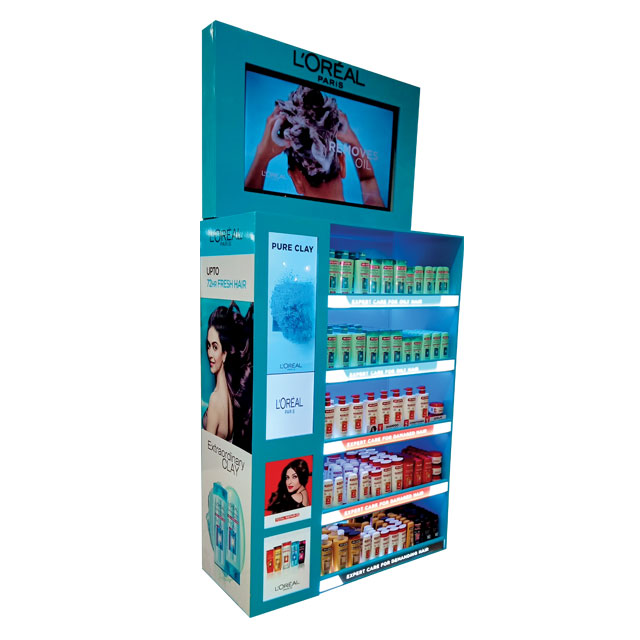 L’Oreal Digital End Cap Display