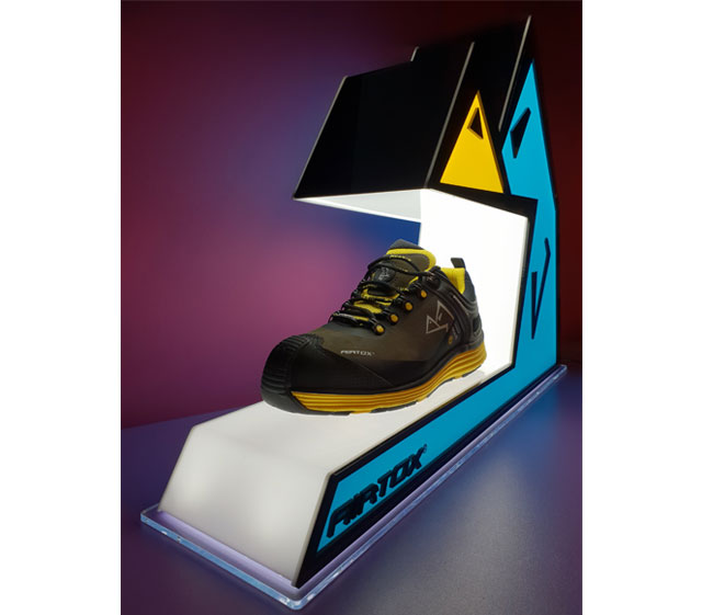 Airtox Safety Shoe Display