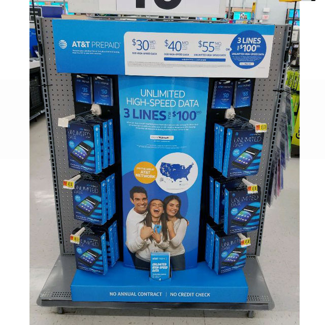 AT&T End Cap Display