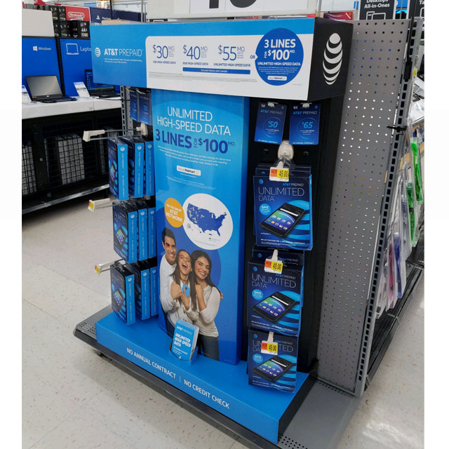 AT&T End Cap Display