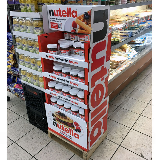 Nutella Pallet Display