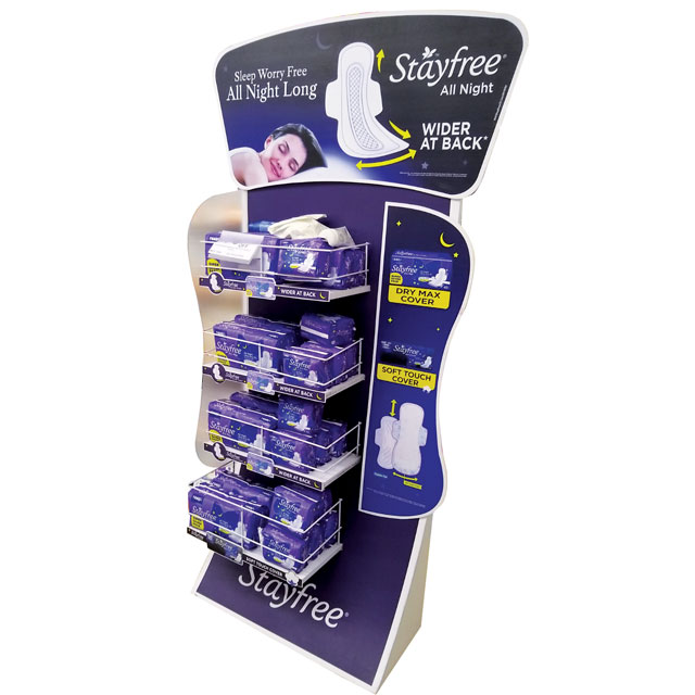 Stayfree Retail Display